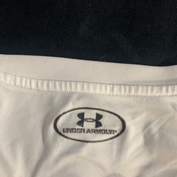 Under Armour Men's White Performance Tee - Picture 4 of 4